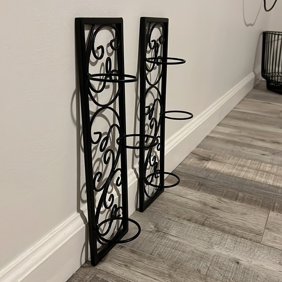 Set of 2 Metal Wall Sconces - Picture 7 of 8